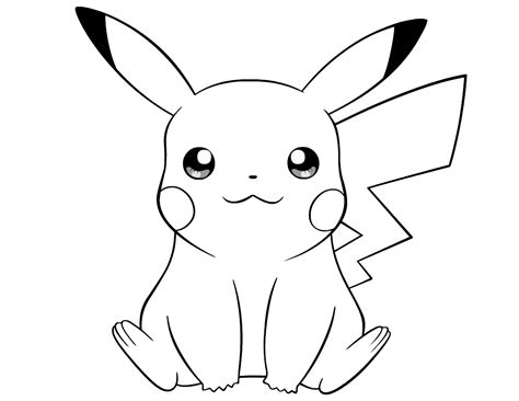 free pikachu coloring pages|Free Pikachu Coloring Pages to Print on A4 